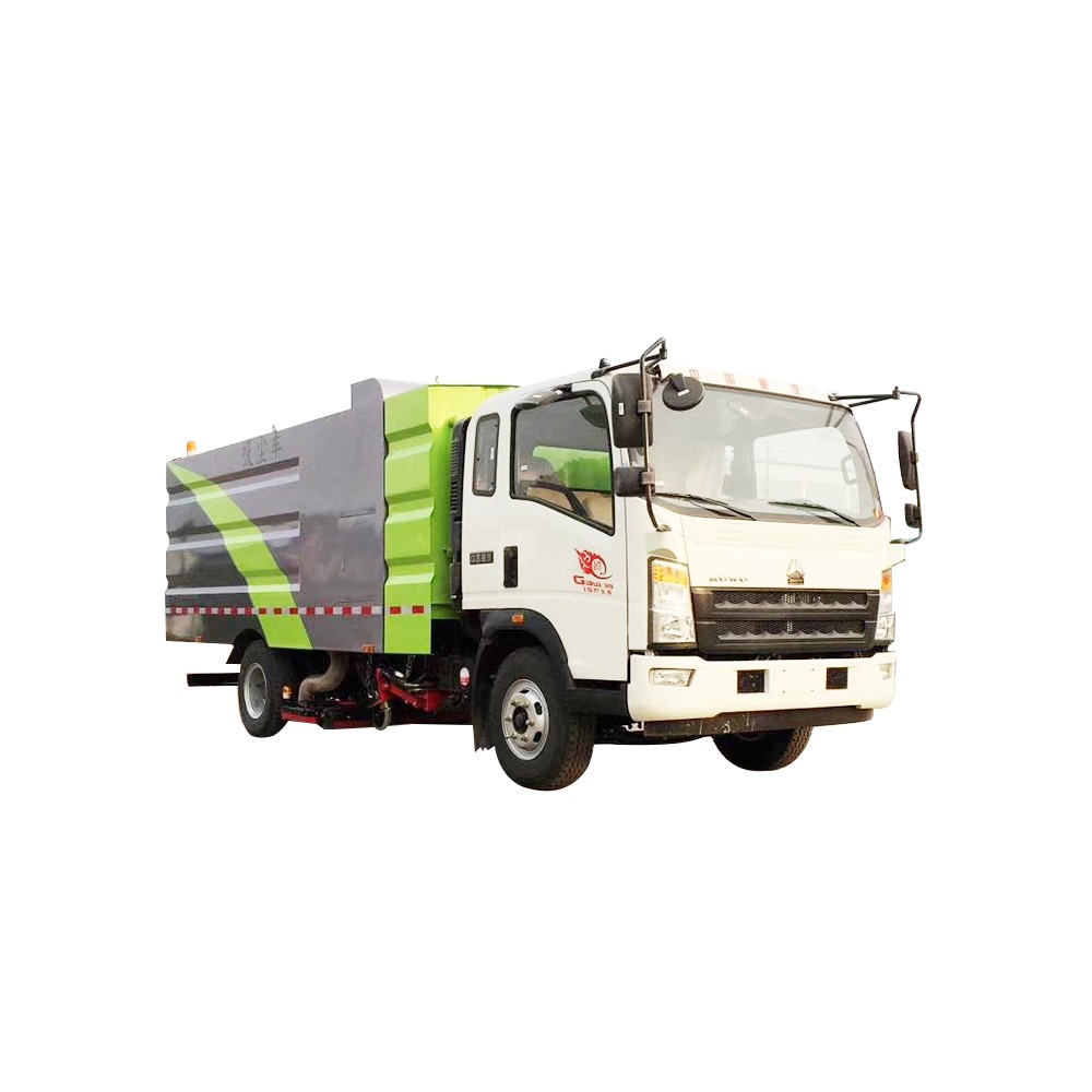 Caminhão varredor Howo 8 Ton Vacuum Road