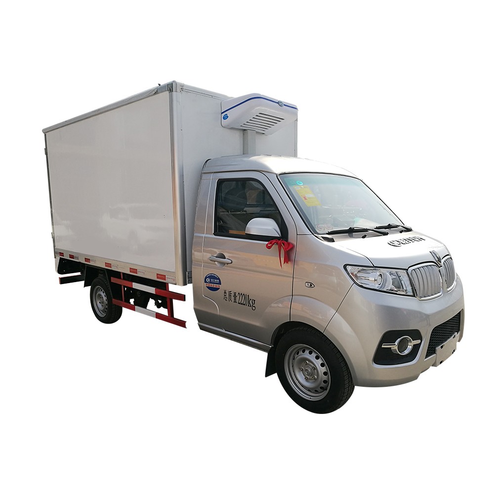 Mini caminhão congelador refrigerado de 1 tonelada