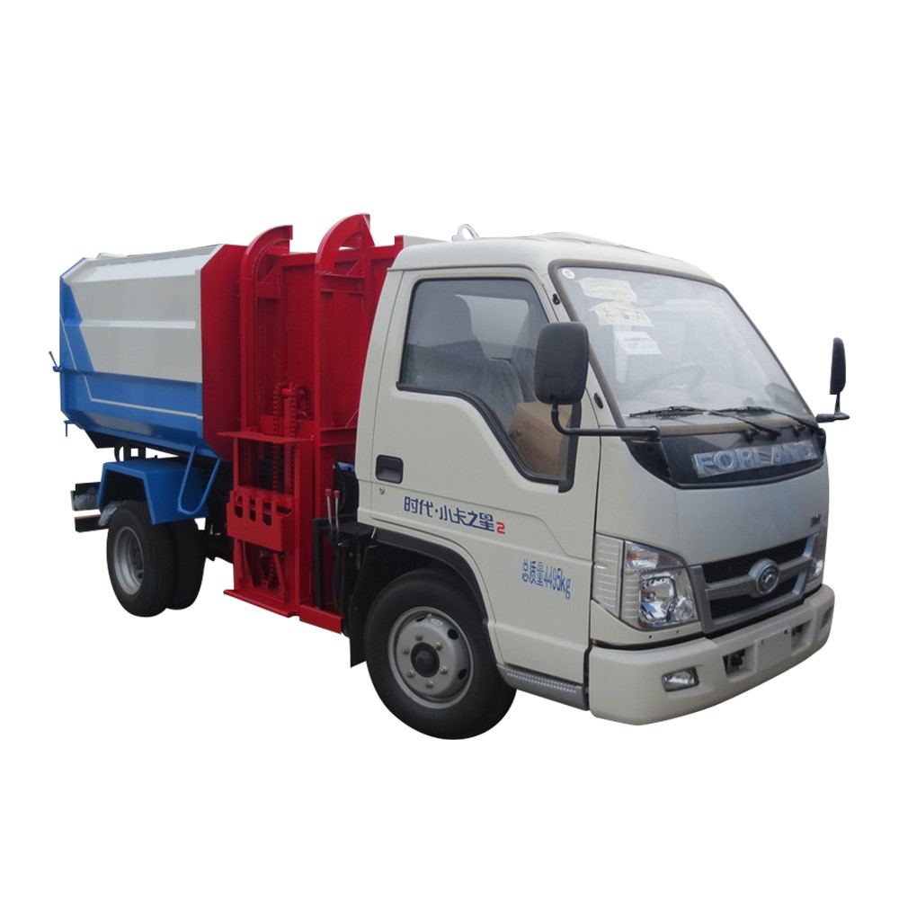 Caminhão de lixo Forland 3 M3 com elevador lateral