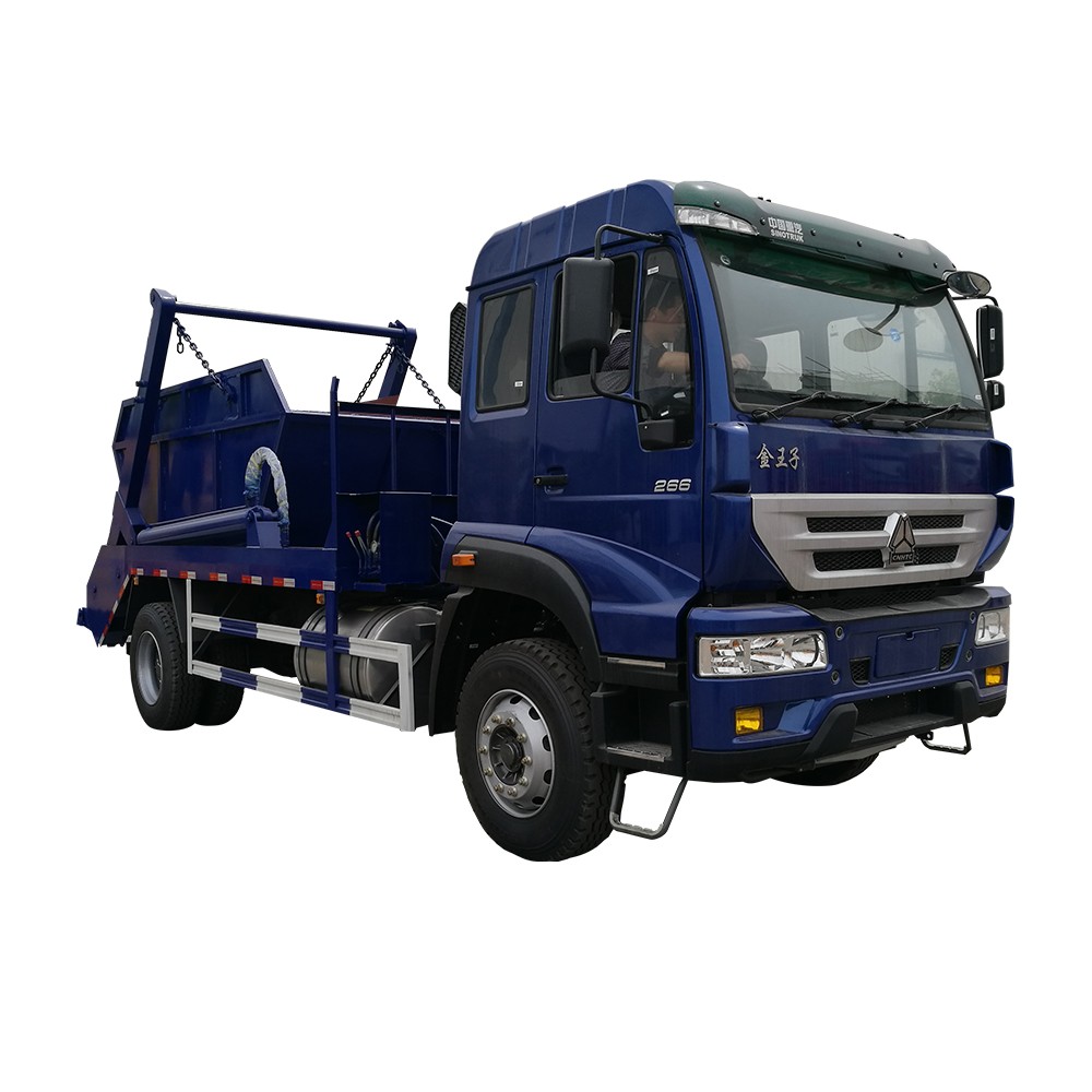 Caminhão de lixo com elevador hidráulico Sinotruk 10 Cbm