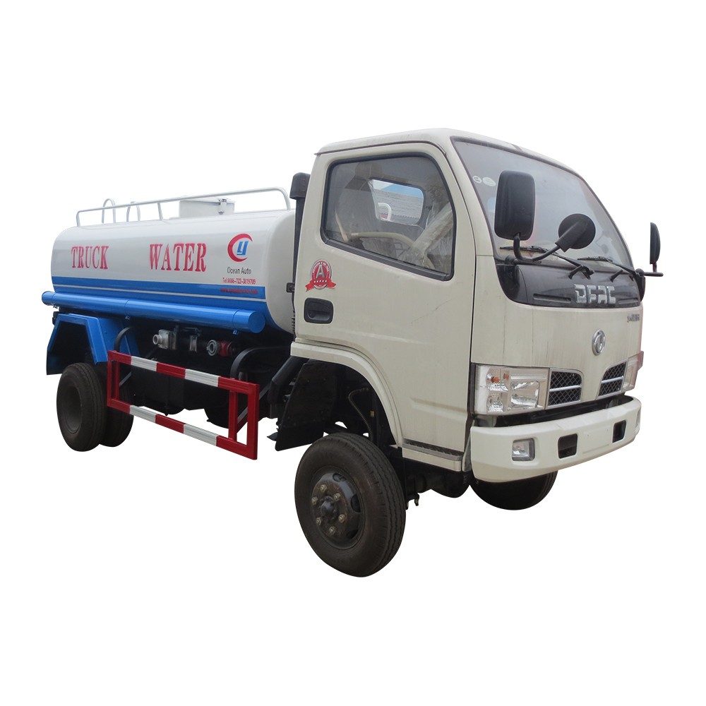 Caminhão tanque de água Dongfeng 4 * 4 3000 litros
